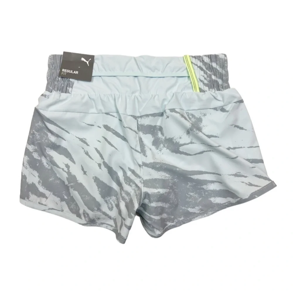 Puma Ultraweave S 3” Running Shorts With Attached Brief Light Blue Gray XS